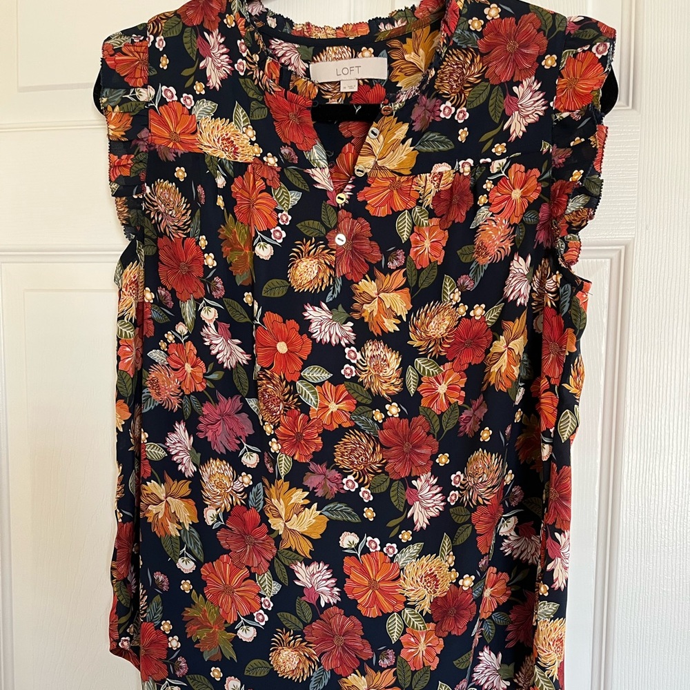 Floral Sleeveless Top